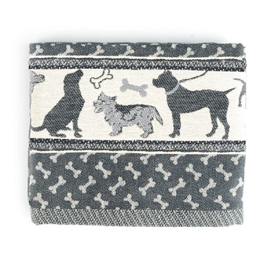 Theedoek BC Hond Dark Blue