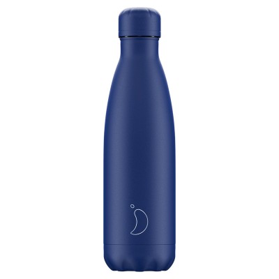 Chilly's Bottle Matte All Blue 500ml