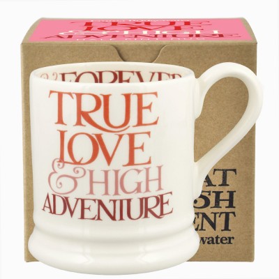 Half Pint Mug Pink Toast True Love