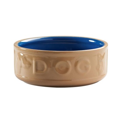 Dog Bowl Cane Blue 18 cm
