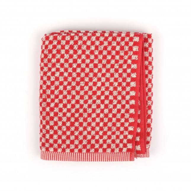 Handdoek BC Small Check Red
