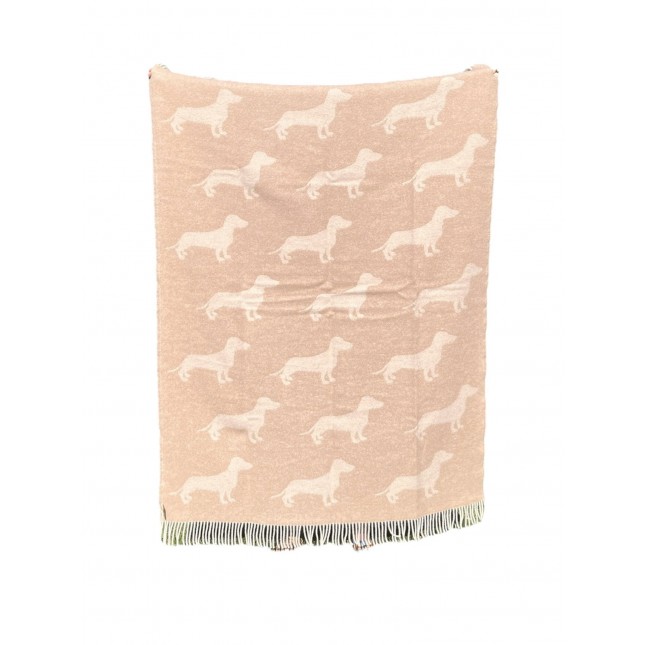 Wol Deken Teckel Beige
