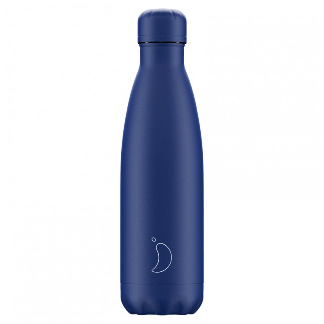 Chilly's Bottle Matte All Blue 500ml