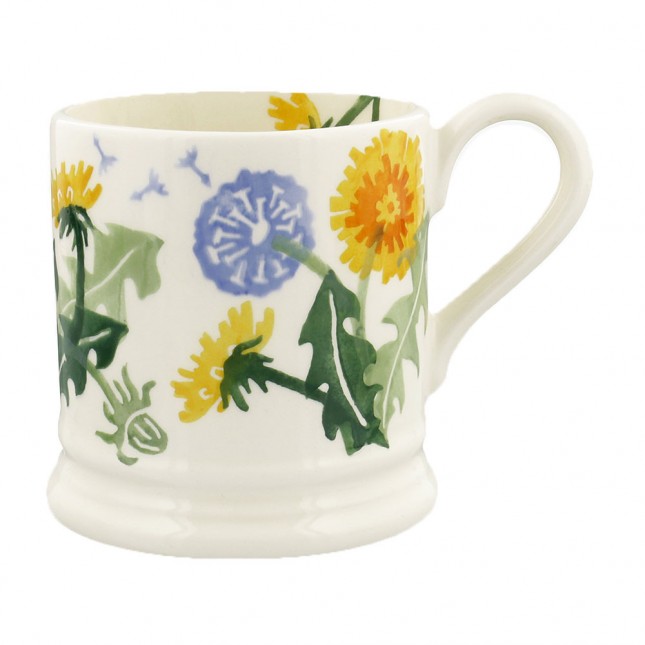 Half Pint Mug Flowers Dandelion