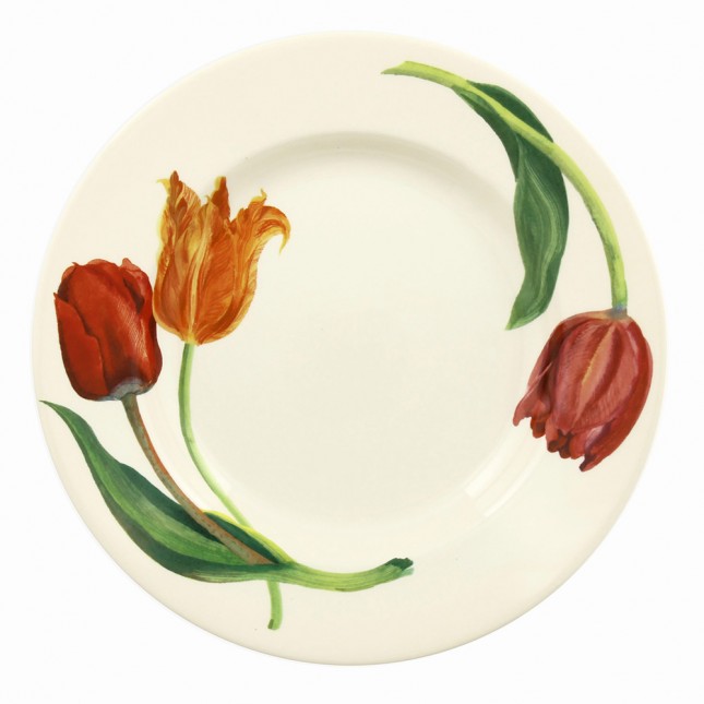 10 1/2 Inch Plate Tulips