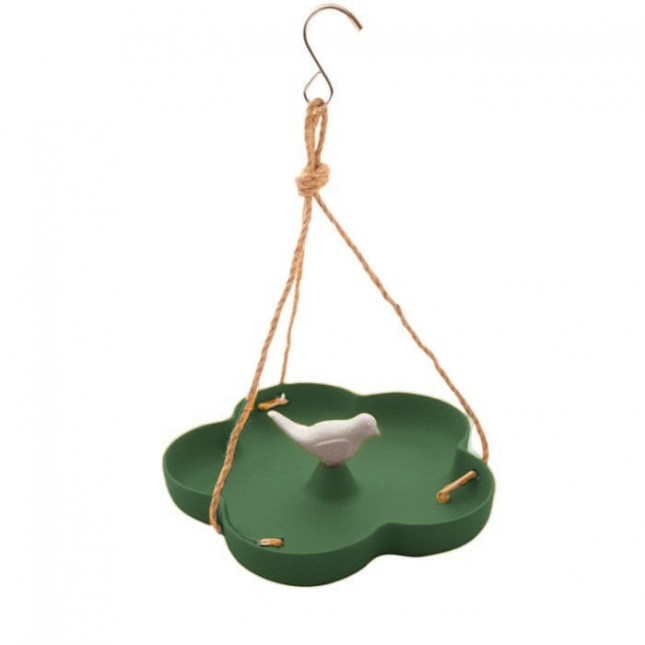 Vogelbad Bamboe Groen