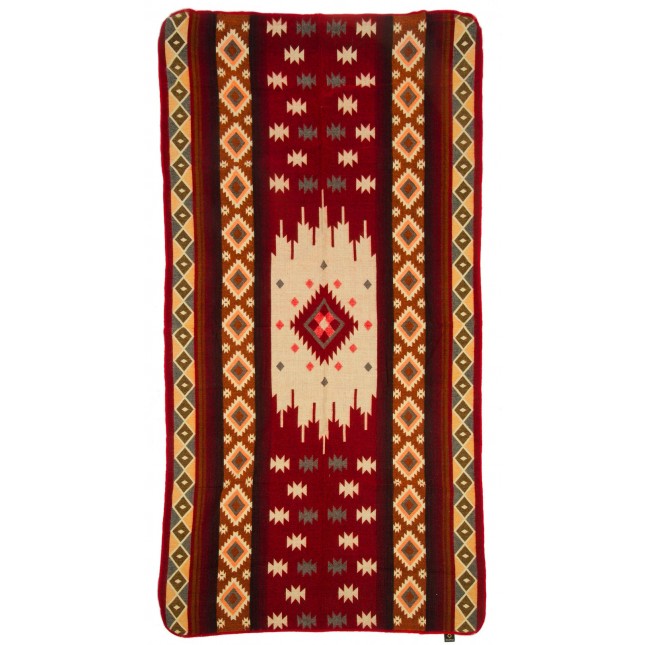 Alpaca Native Mini Blanket Quilotoa Red