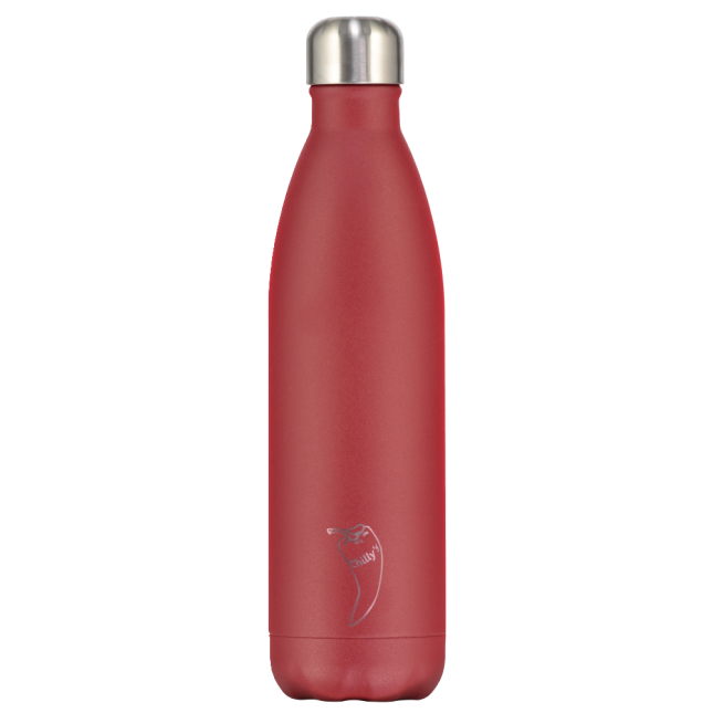 Chilly's Bottle Matte Red 750ml