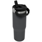 Iceflow™ Flip Straw Tumbler Charcoal Grey | 0.89L