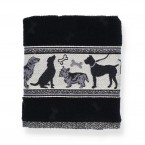 Handdoek BC Hond Zwart