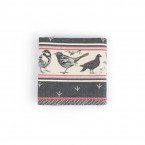 Theedoek BC Birds Black