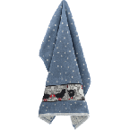 Handdoek BC Chicken Grey Blue