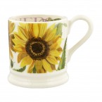Half Pint Mug Flowers Sunflower