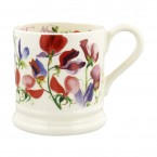 Half Pint Mug Flowers Sweet Pea