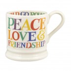 Half Pint Mug Rainbow Toast Without You / Peace
