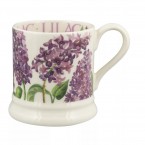Half Pint Mug Flowers Lilac