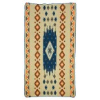 Alpaca Native Mini Blanket Quilotoa Blue