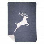 Plaid Deer Jumping