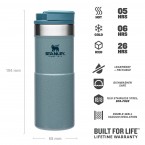 Neverleak Travel Mug 0,35L Hammertone Ice