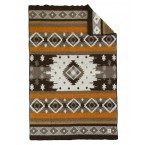 Wollen deken Tribe Oker 140x220