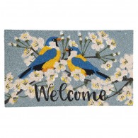 Deurmat Vogels Welcome