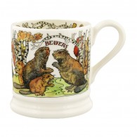 Half Pint Mug In The Woods Beavers