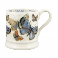 Half Pint Mug Common Blue Butterfly