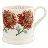 Half Pint Mug Flowers Chrysanthemum