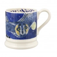 Half Pint Mug Winter Animals Owl