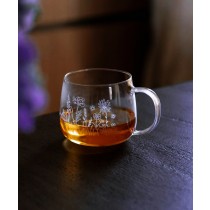 Theeglas Wild Flowers (Set van 2)