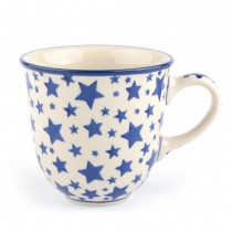 Tulp Mug 340ml. White Stars