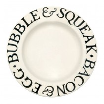 10 1/2 Inch Plate Black Toast