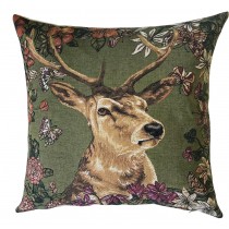 Gobelin Kussen Stag & Butterflies Rechts