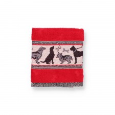 Handdoek BC Hond Rood