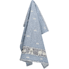 Theedoek BC Sheep Grey Blue
