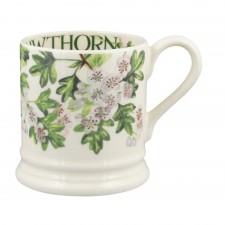 Half Pint Mug Flowers Hawthorn Tree