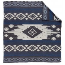 Wollen deken Tribe Blauw