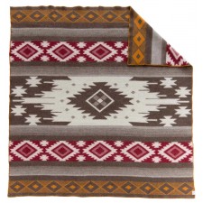 Wollen deken Tribe Rood