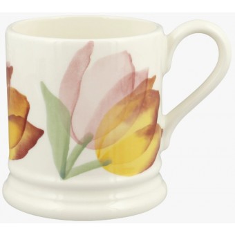 Half Pint Mug Flowers Golden Tulip
