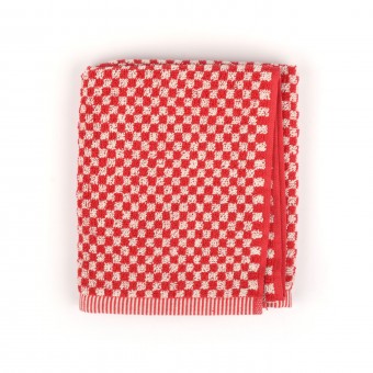 Handdoek BC Small Check Red