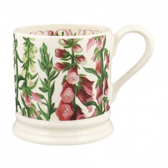Half Pint Mug Flowers Foxgloves