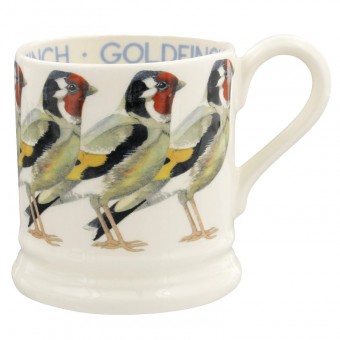 Half Pint Mug Birds Goldfinch