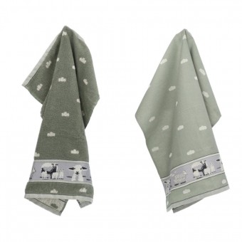 Handdoek BC Sheep Dark Green