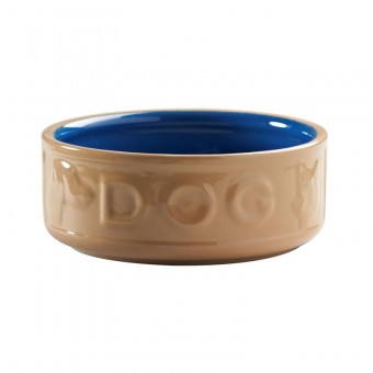 Dog Bowl Cane Blue 18 cm