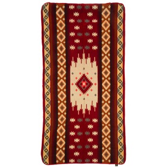Alpaca Native Mini Blanket Quilotoa Red