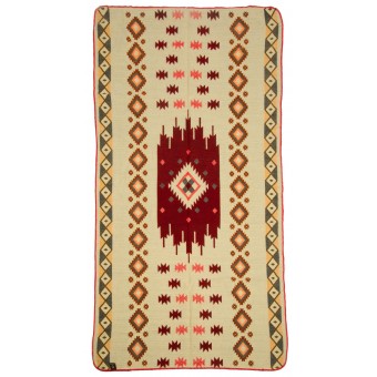 Alpaca Native Mini Blanket Quilotoa Red
