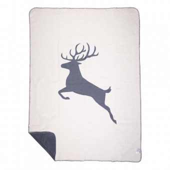 Plaid Deer Jumping