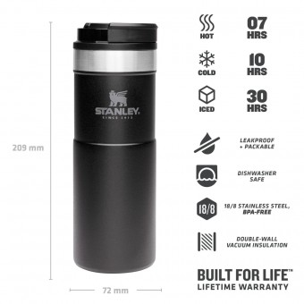 Neverleak Travel Mug 0,47L Matte Black