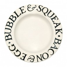 10 1/2 Inch Plate Black Toast