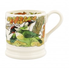 Half Pint Mug Green Woodpecker & Red Squirrel